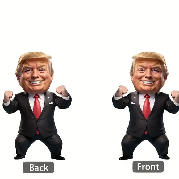 Set of (4) 2024 DONALD TRUMP ORNAMENTS - 2D Acrylic - Limited Quantity - MAGA - Picture 7 of 8